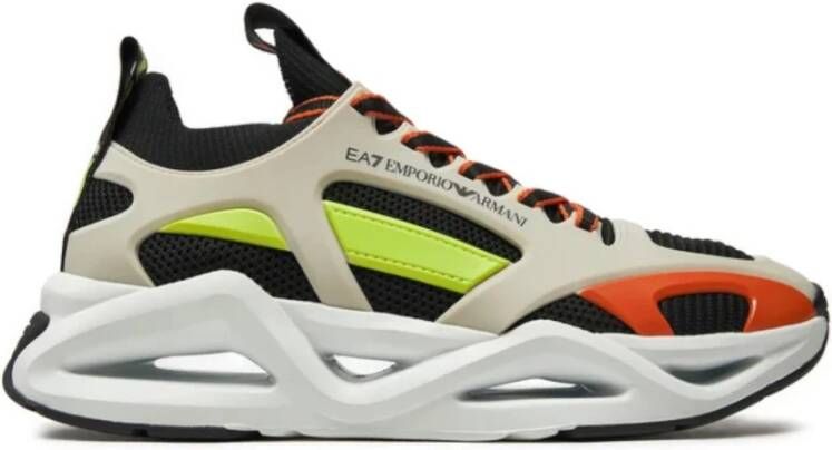 Emporio Armani EA7 Multicolor Heren Sneakers 100%Pl Materiaal Multicolor Heren