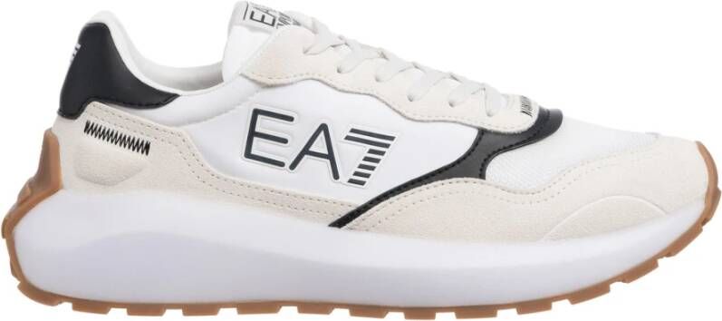 Emporio Armani EA7 Multicolor Veterschoenen White Heren