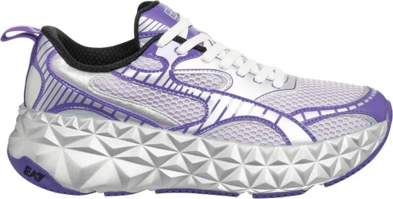 Emporio Ar i EA7 Multicolor Vetersluiting Sneakers