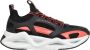 Emporio Armani EA7 Zwarte en rode sneaker met mesh en thermoplastische inzetstukken Black Heren - Thumbnail 1