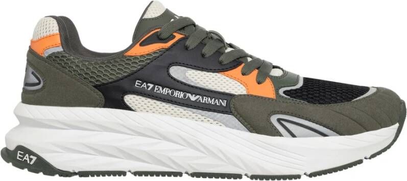 Emporio Armani EA7 Multicolour Lace-Up Sneakers