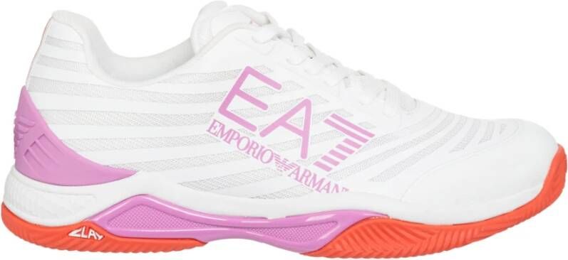 Emporio Armani EA7 Multikleur Clay Sneakers met Veters Multicolor Dames