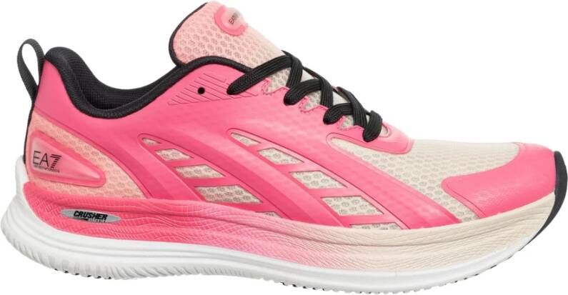 Emporio Ar i EA7 Multikleur Vetersluiting Sneakers