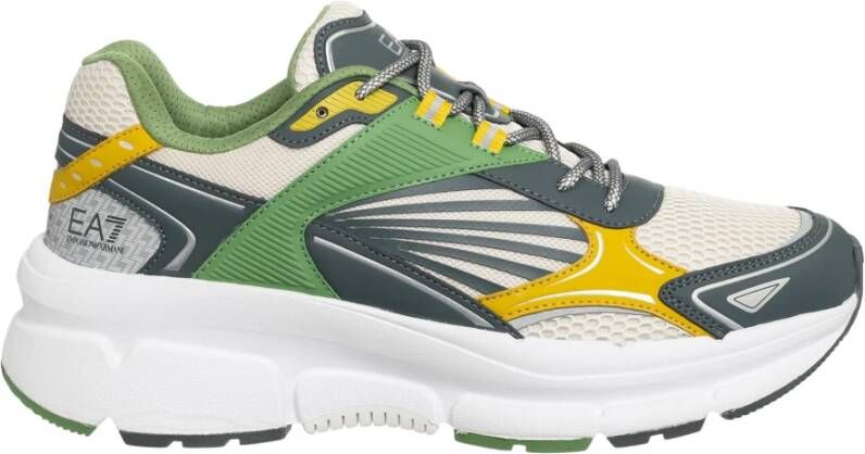 Emporio Ar i EA7 Multikleur Vetersluiting Sneakers