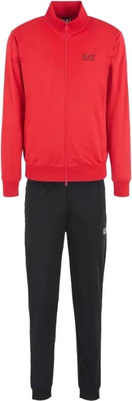 Emporio Armani EA7 Rode Playsuits voor Mannen Fitness Boost