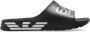 Emporio Armani EA7 Heren Zwarte Zilveren Rubberen Slipper Black Heren - Thumbnail 6