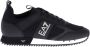 Emporio Armani EA7 Logo Sneakers met Treklipje en Merk Binnenzool Zwart Heren - Thumbnail 2