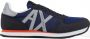 Armani Exchange Blauwe Stoffen Sneakers Xux017 Xcc68 Blue Heren - Thumbnail 1