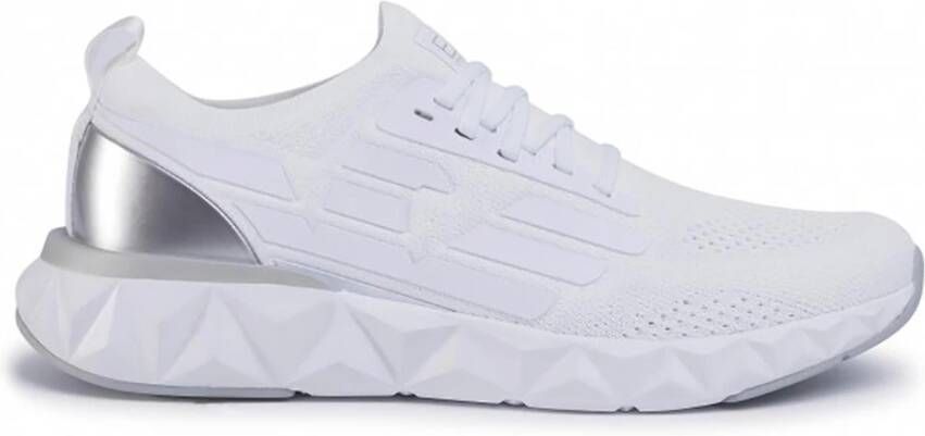 Emporio Ar i Sneaker met suède details en logo
