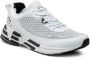 Emporio Armani EA7 Witte Zwarte Unisex Sneaker van Eco Leer Mesh White Heren - Thumbnail 1
