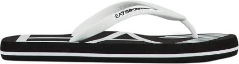 Emporio Armani EA7 Logo Flip-Flops Black- Heren Black