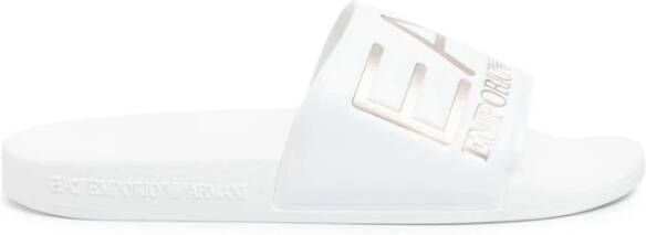 Emporio Ar i EA7 Witte Unisex Slides Xcp001-Xcc22-M632 White - Foto 4