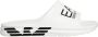Emporio Armani EA7 Heren Wit Zwarte Rubberen Slipper Black Heren - Thumbnail 2