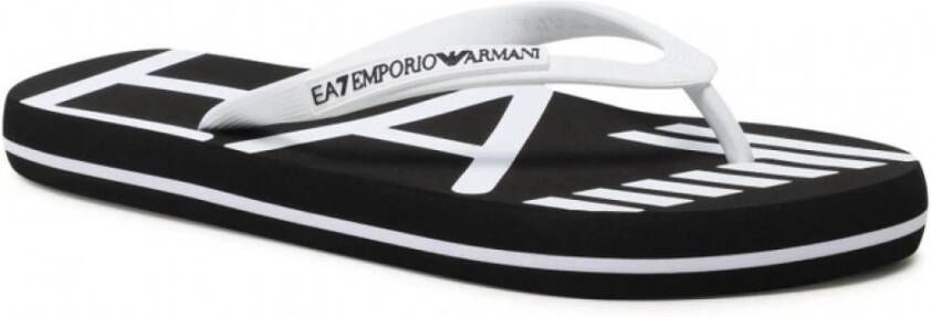 Emporio Armani EA7 Slippers Zwart Heren