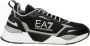 Emporio Armani EA7 Zwarte Sneakers Gedrukt Logo Ronde Neus Black Heren - Thumbnail 1
