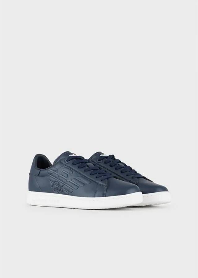 Emporio Armani EA7 Klassieke CC Heren Sneaker Stijlvol Comfort Blue Heren - Foto 14