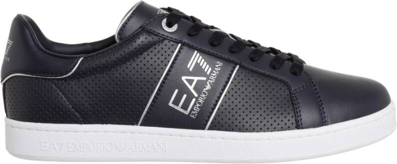 EA7 Emporio Armani Sneakers met labeldetails model 'SNEAKER ACTION LEATHER' - Foto 3