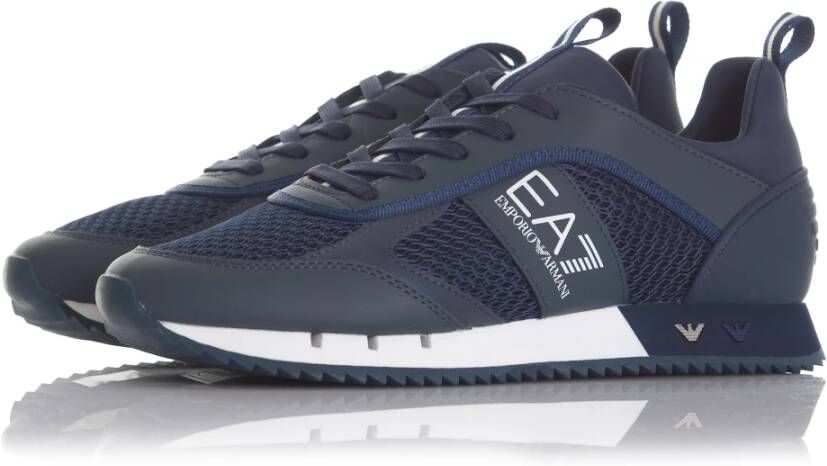 Emporio Ar i EA7 Sneaker Sneakers Sportschoenen Schoenen Blauw X8X027 XK050 D813 - Foto 9