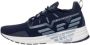 Emporio Armani EA7 Blauwe Casual Textiel Sneakers oor Heren Blue Heren - Thumbnail 1