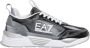 Emporio Armani EA7 Panelled Sneakers met Metallic Effect Gray Heren - Thumbnail 1