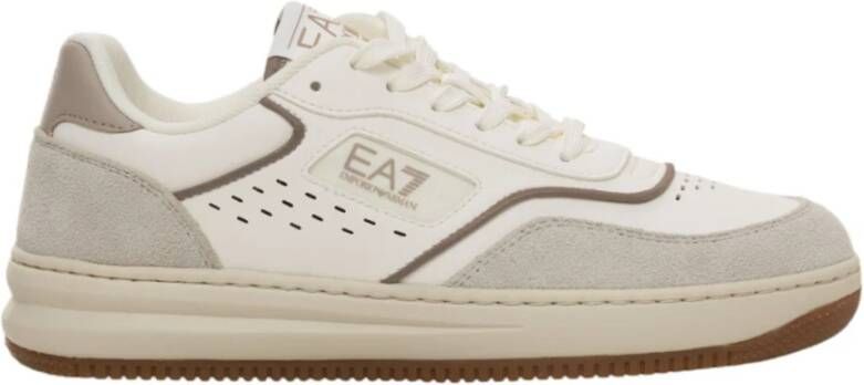 Emporio Ar i EA7 Sneakers met veters en zijlogo