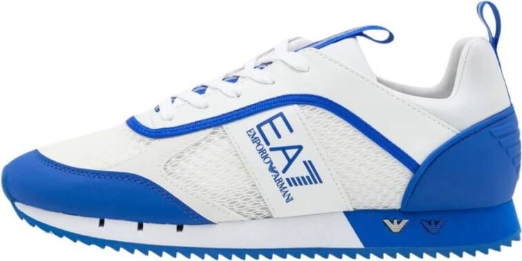 Emporio Armani EA7 Blauw en witte sneakers X8X027 Kx050 Multicolor Heren