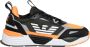 Emporio Armani EA7 Zwarte Oranje Sneaker Multicolor Heren - Thumbnail 1
