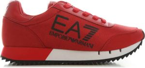 Emporio Armani EA7 Sneakers Rood Heren
