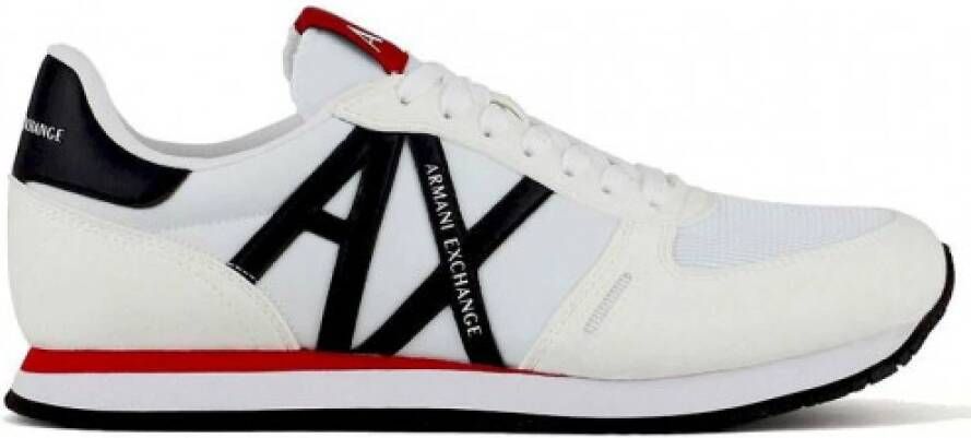 Armani Exchange Witte Xux017 Xcc68 488 Sneakers White Heren - Foto 3