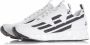 EA7 Emporio Armani Sneakers van leermix met labelprint model 'Basic Runner Eagle' - Thumbnail 11