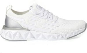 Emporio Armani Sneaker met suède details en logo