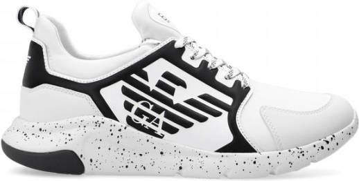 Ea7 Sneakers with logo Emporio Ar i Wit