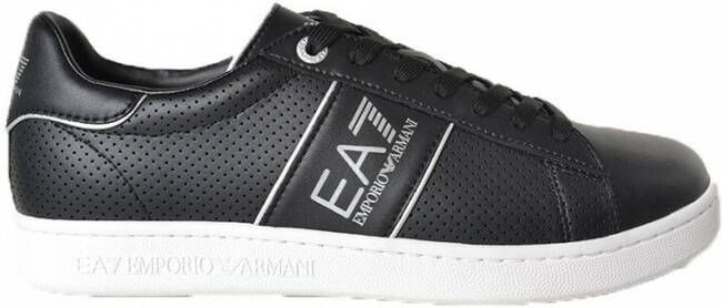 EA7 Emporio Armani Sneakers met labeldetails model 'SNEAKER ACTION LEATHER'