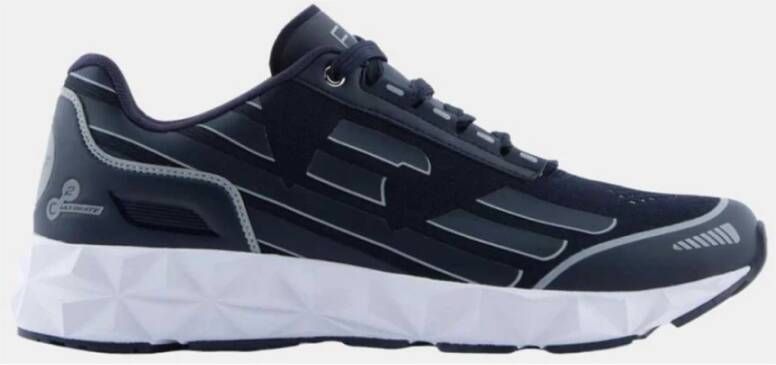Emporio Armani EA7 Lage Atletische Sneakers Zwart Black Heren