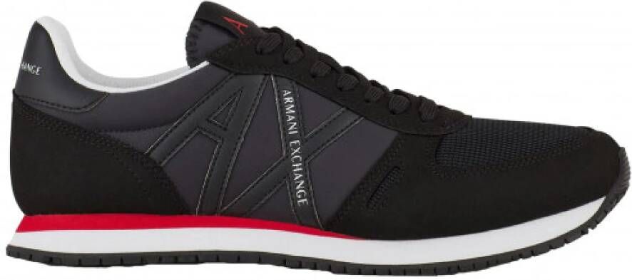 Armani Exchange Retro Runner Schoenen Zwart 1 2 Man - Foto 2