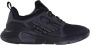 Emporio Armani EA7 Logo Print Sneakers Zwart Heren - Thumbnail 1