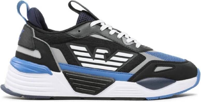 Emporio Armani EA7 Zwarte lage sneakers X8X070Xk165S313