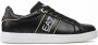 EA7 Emporio Armani Sneakers met contraststrepen in metallic model 'ACTION LEATH' - Thumbnail 2