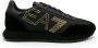 Emporio Armani EA7 Zwarte Casual Textiel Sneakers met 3cm Rubberen Zool Black Heren - Thumbnail 1