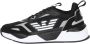 Emporio Ar i EA7 Reflecterende Zwarte en Witte Ar i EA7 Basketbalschoenen Black - Thumbnail 9