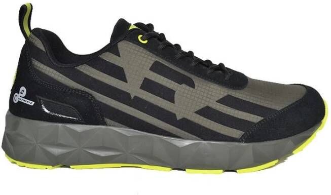 Emporio Armani EA7 Ultieme Trainingssneakers van Technische Stof Black Heren