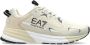 Emporio Armani EA7 Eenvoudige Vetersneakers Beige Heren - Thumbnail 6