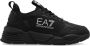 Emporio Armani EA7 Eenvoudige Vetersneakers Black Heren - Thumbnail 14