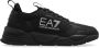 Emporio Armani EA7 Eenvoudige Vetersneakers Black Heren - Thumbnail 8