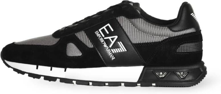 Emporio Armani EA7 Stijlvolle EA7 Sneakers Zwart Heren