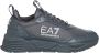 Emporio Armani EA7 Casual Grijze Sneakers met Rubberen Zool Gray Heren - Thumbnail 9