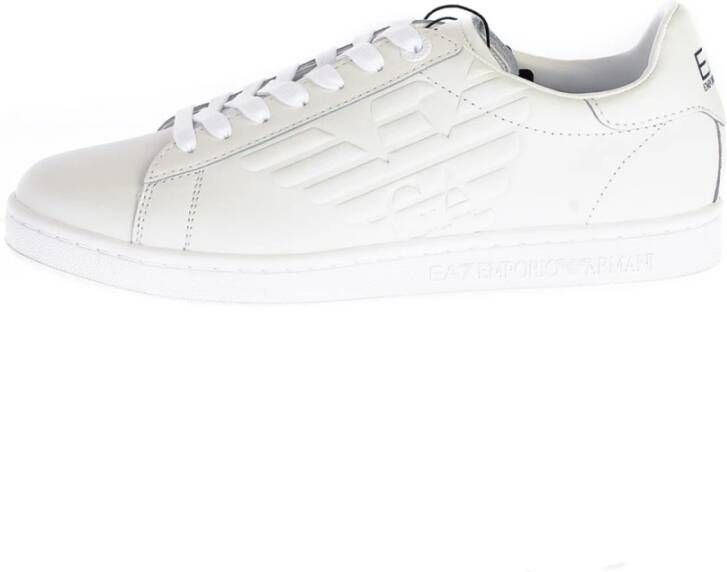 Emporio Ar i EA7 Witte sneakers geïnspireerd op sportkleding White - Foto 7