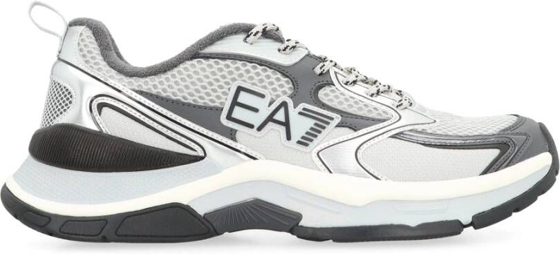 Emporio Ar i EA7 Trekking Style Low-Top Sneakers