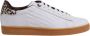 Emporio Ar i EA7 Beige Leren Sneaker Herfst Winter Collectie Beige - Thumbnail 9