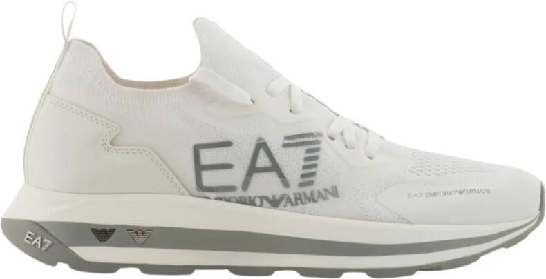 Emporio Armani EA7 White+ Griffin Sneakers White Heren